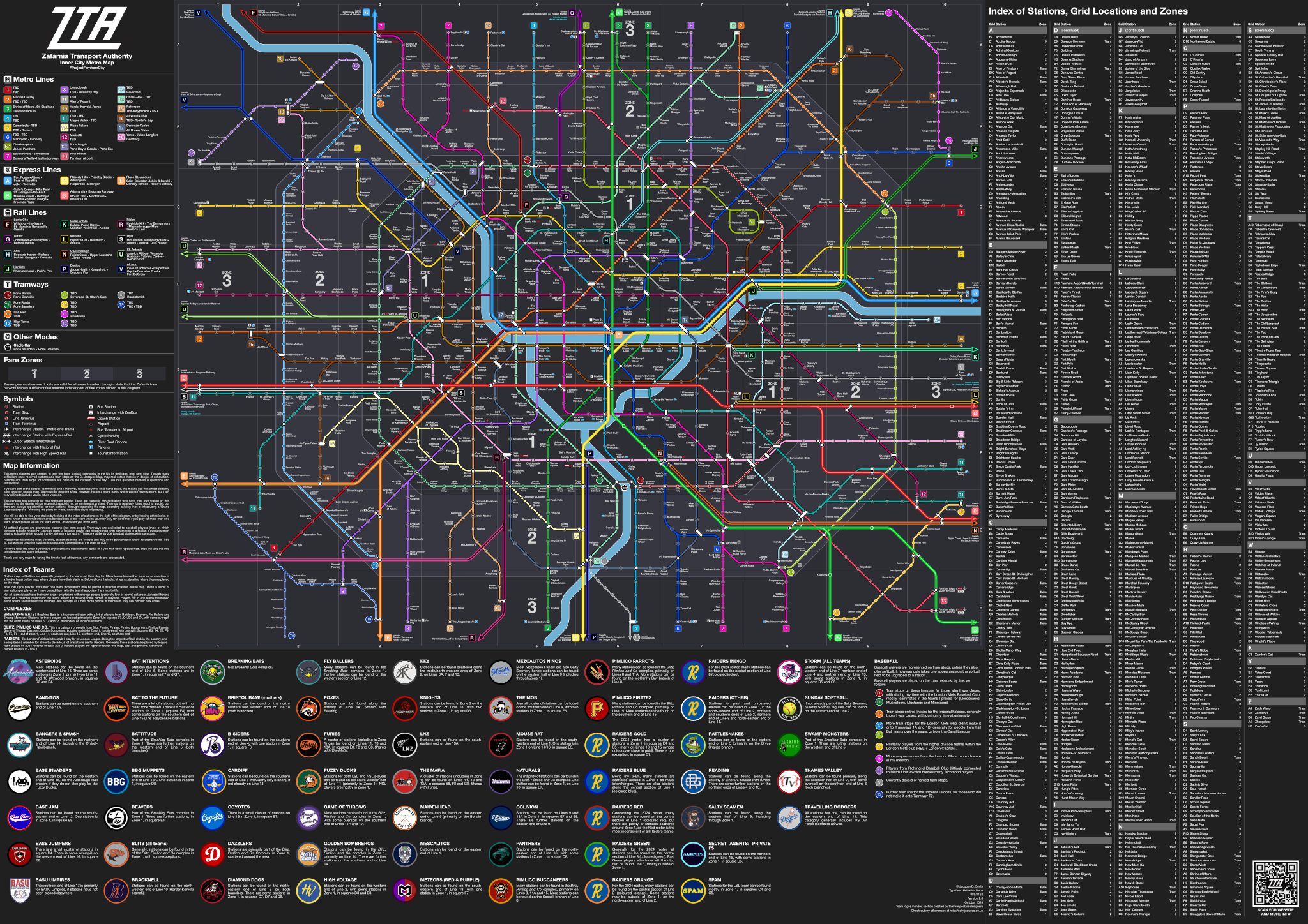 Zafarnia Metro Map